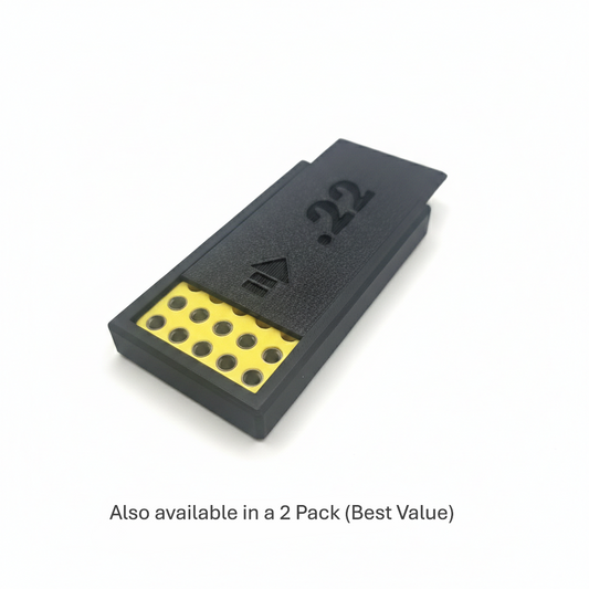 Airgun Pellet Case – 50 Round Holder .177 .22 | HFT FT Benchrest UK Made