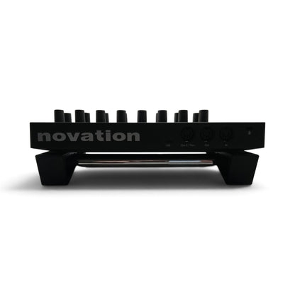 Black stand with Launch Control branding, center chrome bar visible under front