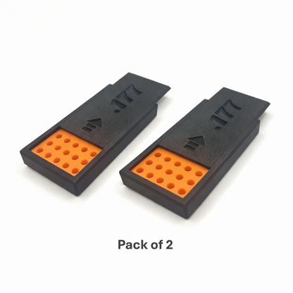 Airgun Pellet Case 50 Round Holder .177 .22 HFT FT Benchrest UK Made