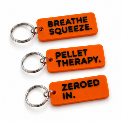 Funny Airgun Keyrings | Pack of 3 | UK Made